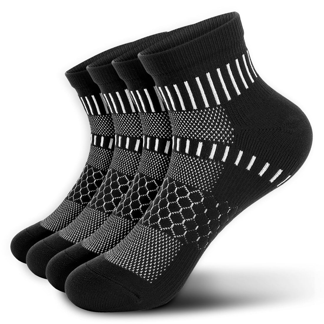 Compression Socks for Plantar Fasciitis Relief - Moisture Wicking Running Socks