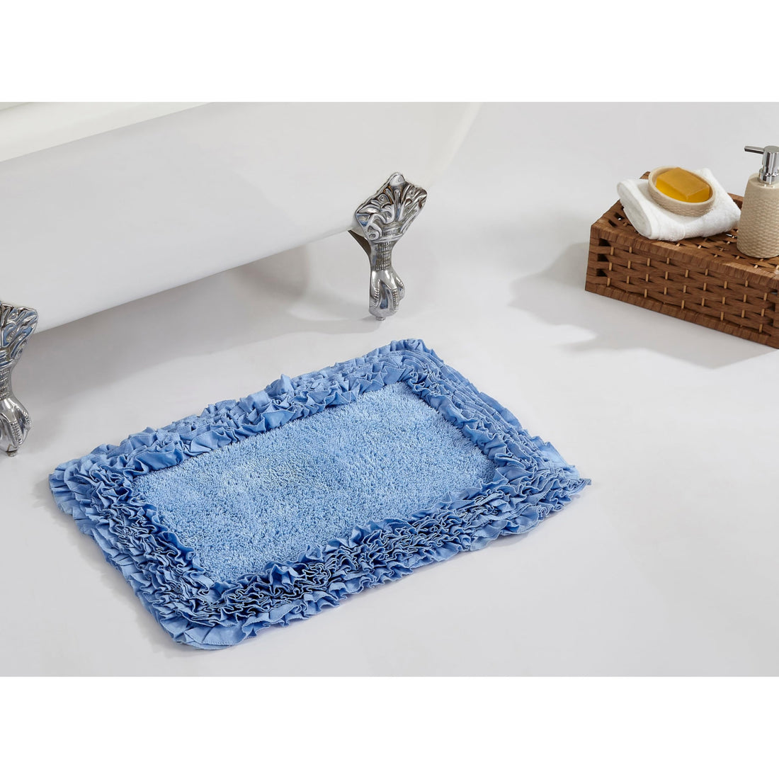 Soft and Absorbent Cotton Bathmat for Bathroom Flooring Needs