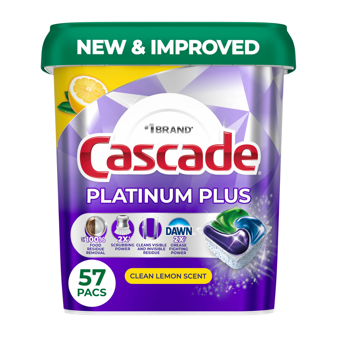 Cascade Platinum Plus Dishwasher Pods