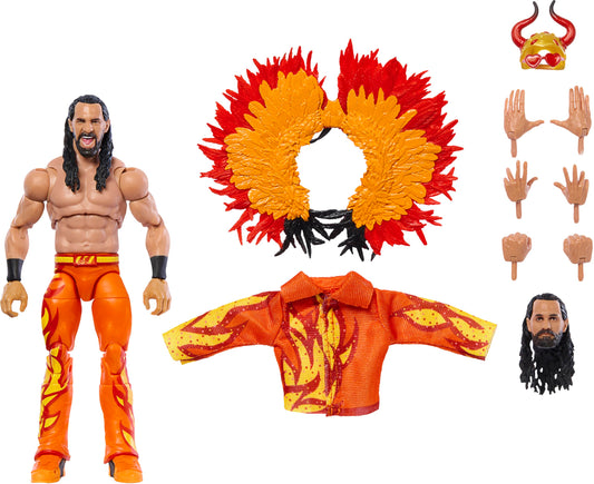 Mattel ⁘WWE Ultimate Edition Action Figure Seth Rollins Fan Takeover Collectible with ...