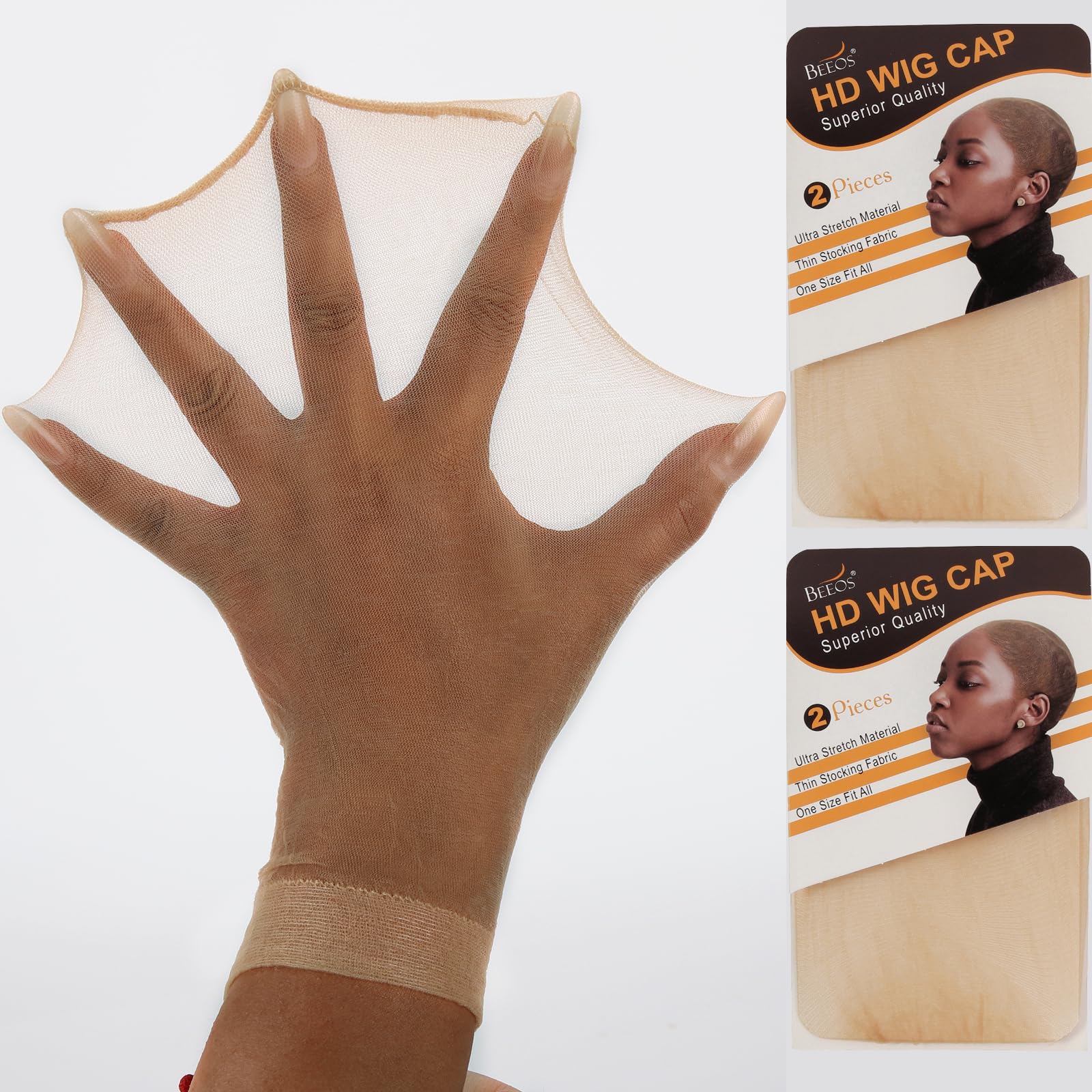 Invisible and Breathable Stocking Cap for Lace Front Wigs and Extensio ...