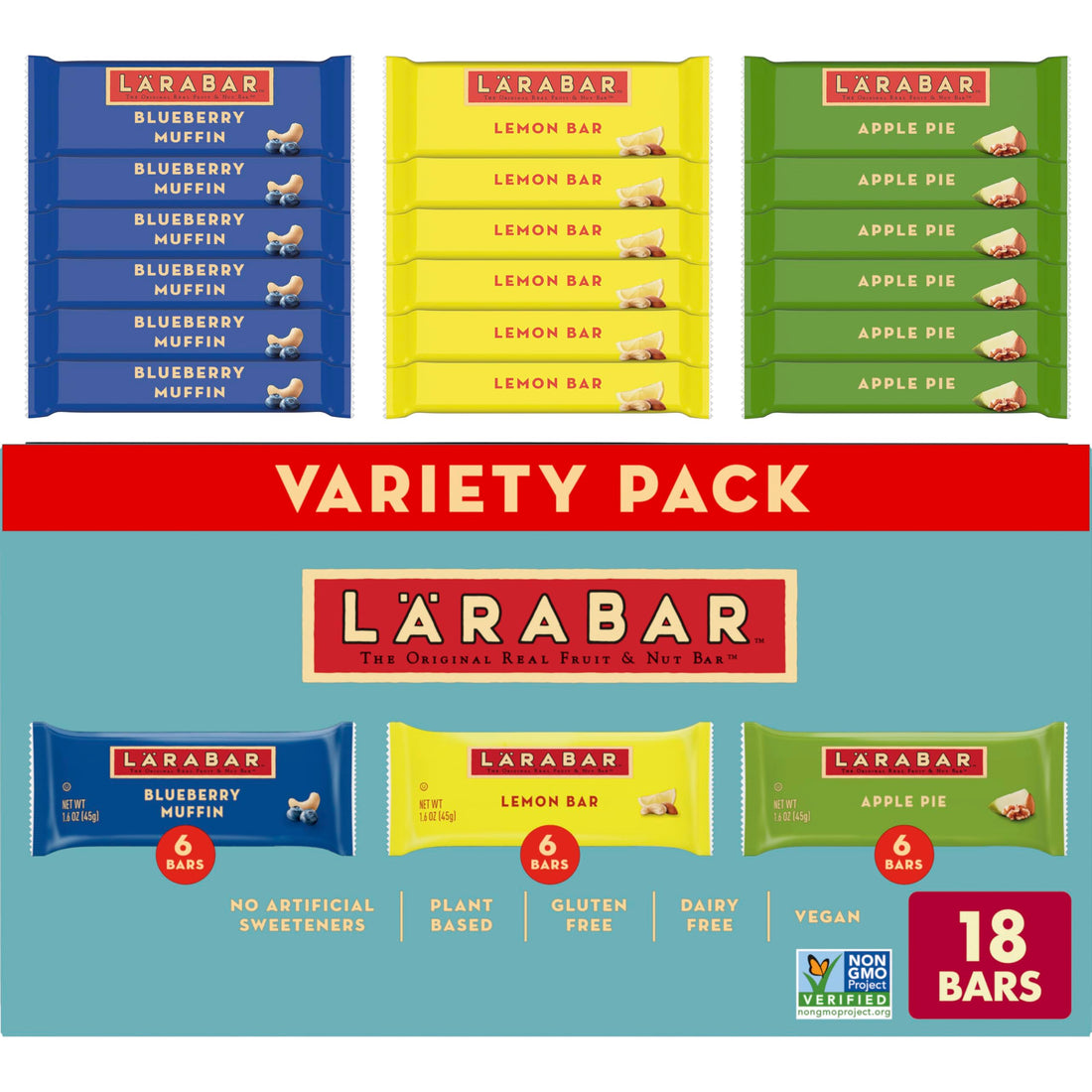 Limited Edition Larabar Variety Pack - 18 Count Box of Favorites!