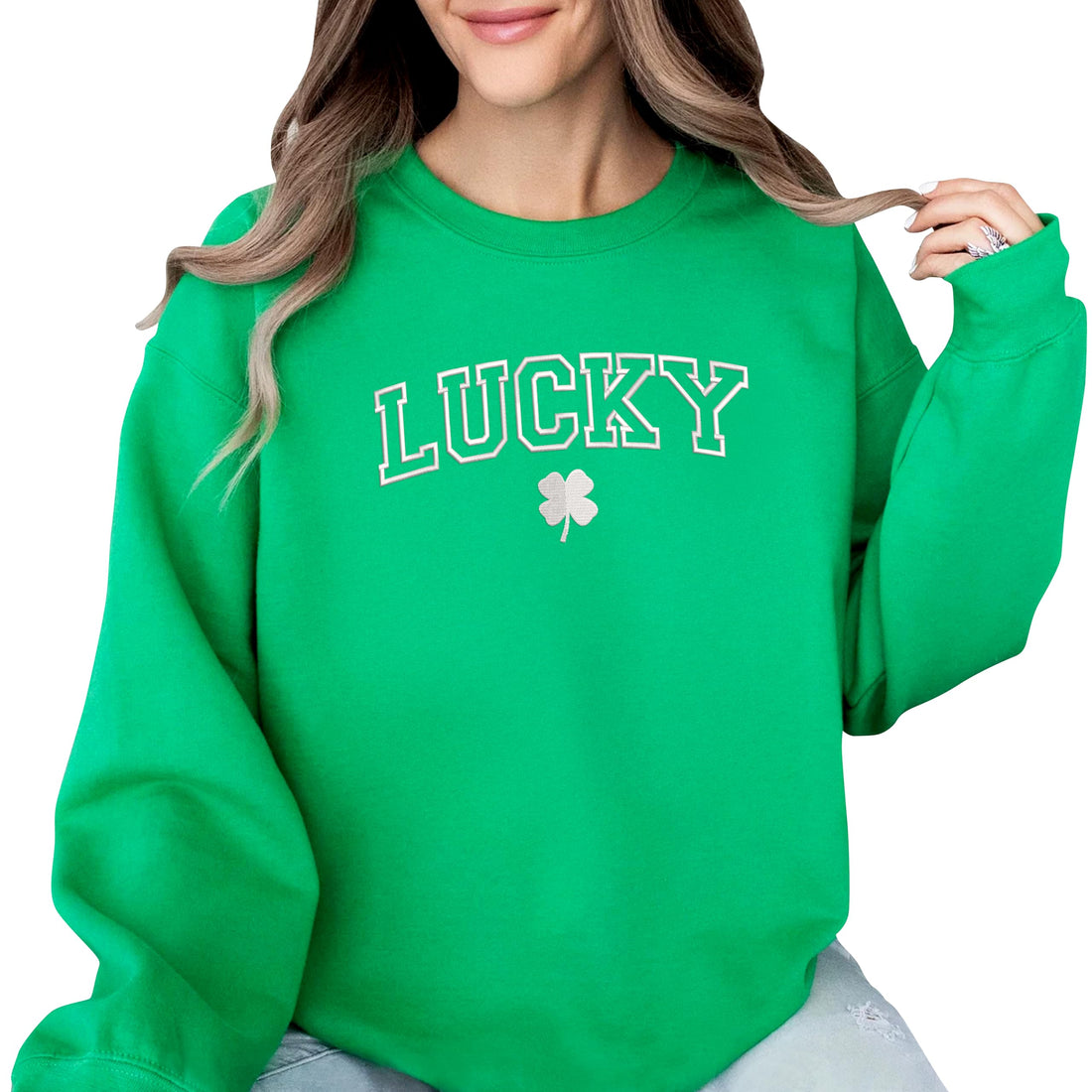 Wear your good fortune on your sleeve with this shamrock tee.