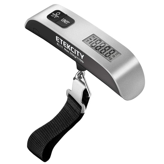 Etekcity Luggage Scale, Suitcase Weight Scale with Hook for Travel Essentials, Digital Portable Hand Hanging Weigher ...