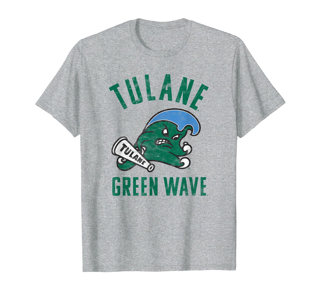 Tulane University Green Wave Large T-Shirt.