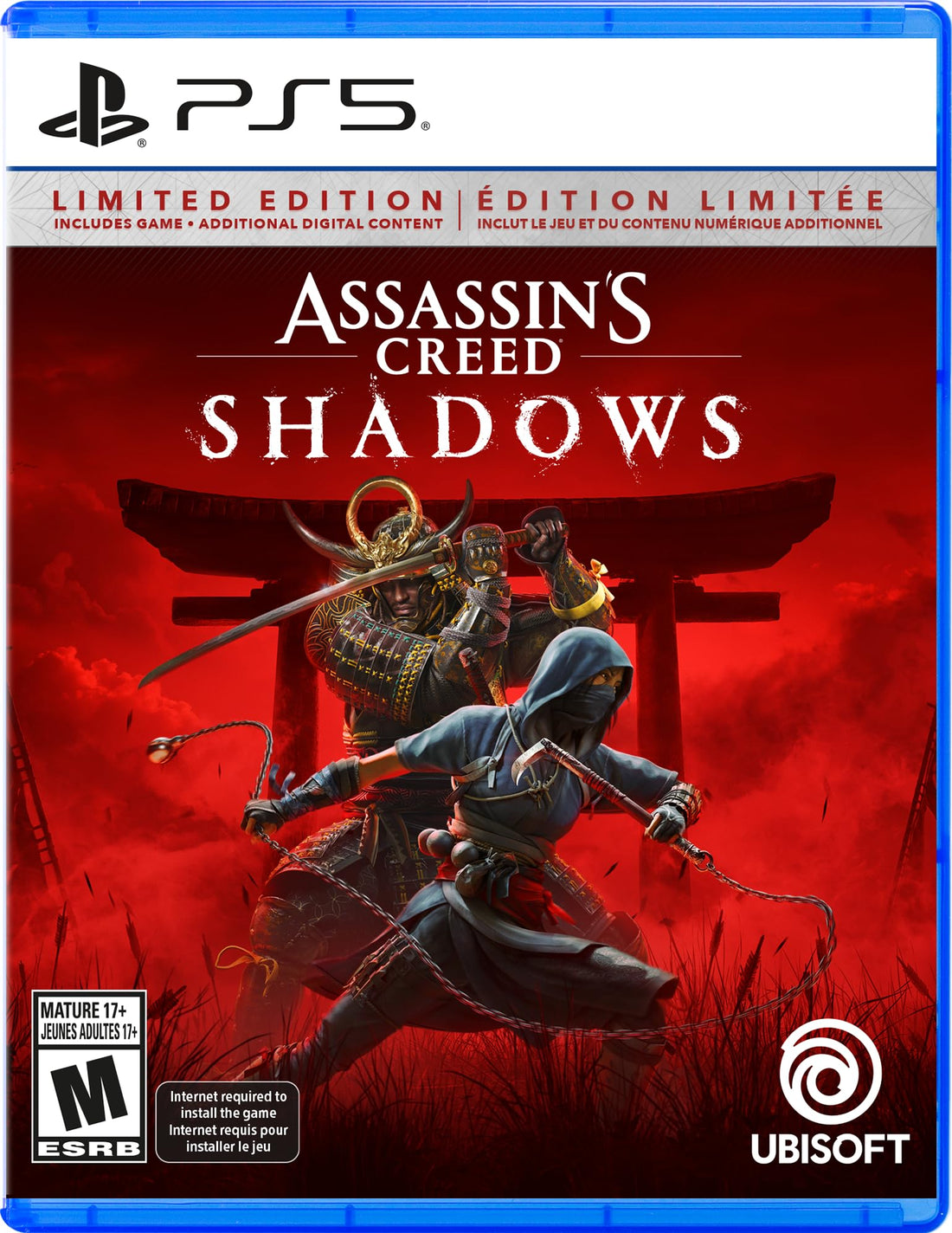 Exclusive Assassin's Creed Shadows Edition for PlayStation 5 console bundle.