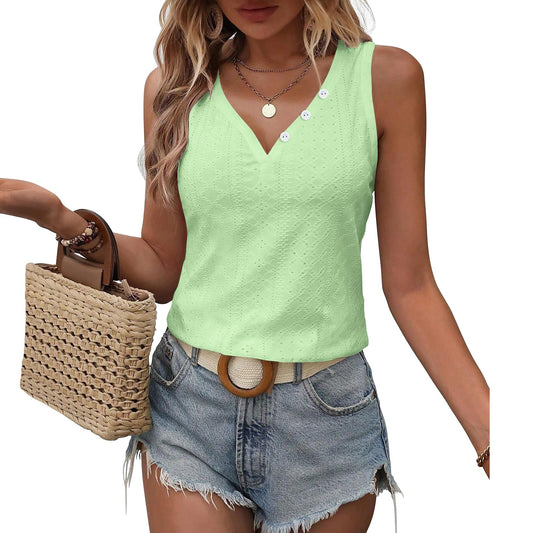 Elegant V-Neck Blouse for Women