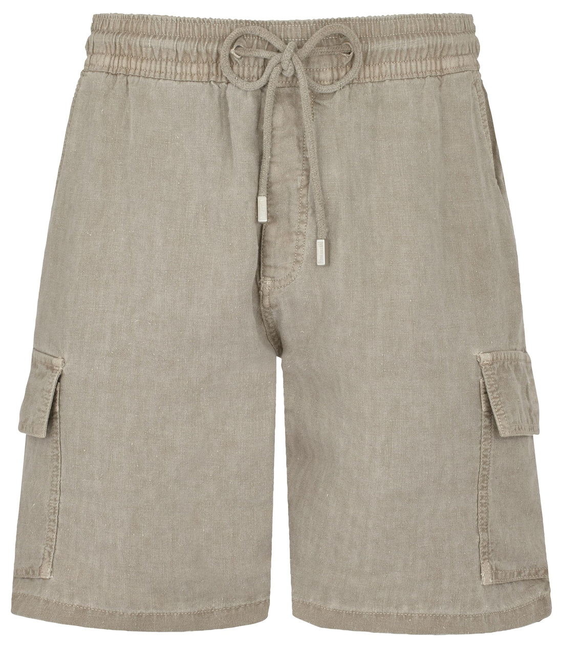 Men's Linen Bermuda Shorts in Eucalyptus Mineral Dye