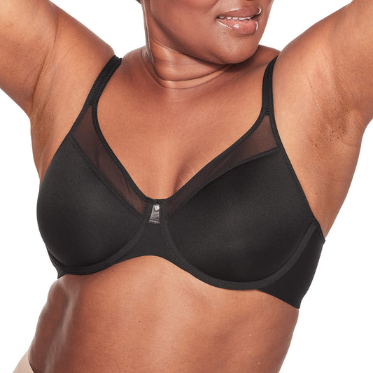 Bali Women's Underwire, One Smooth U Ultra Light T-shirt, Convertible Bra.