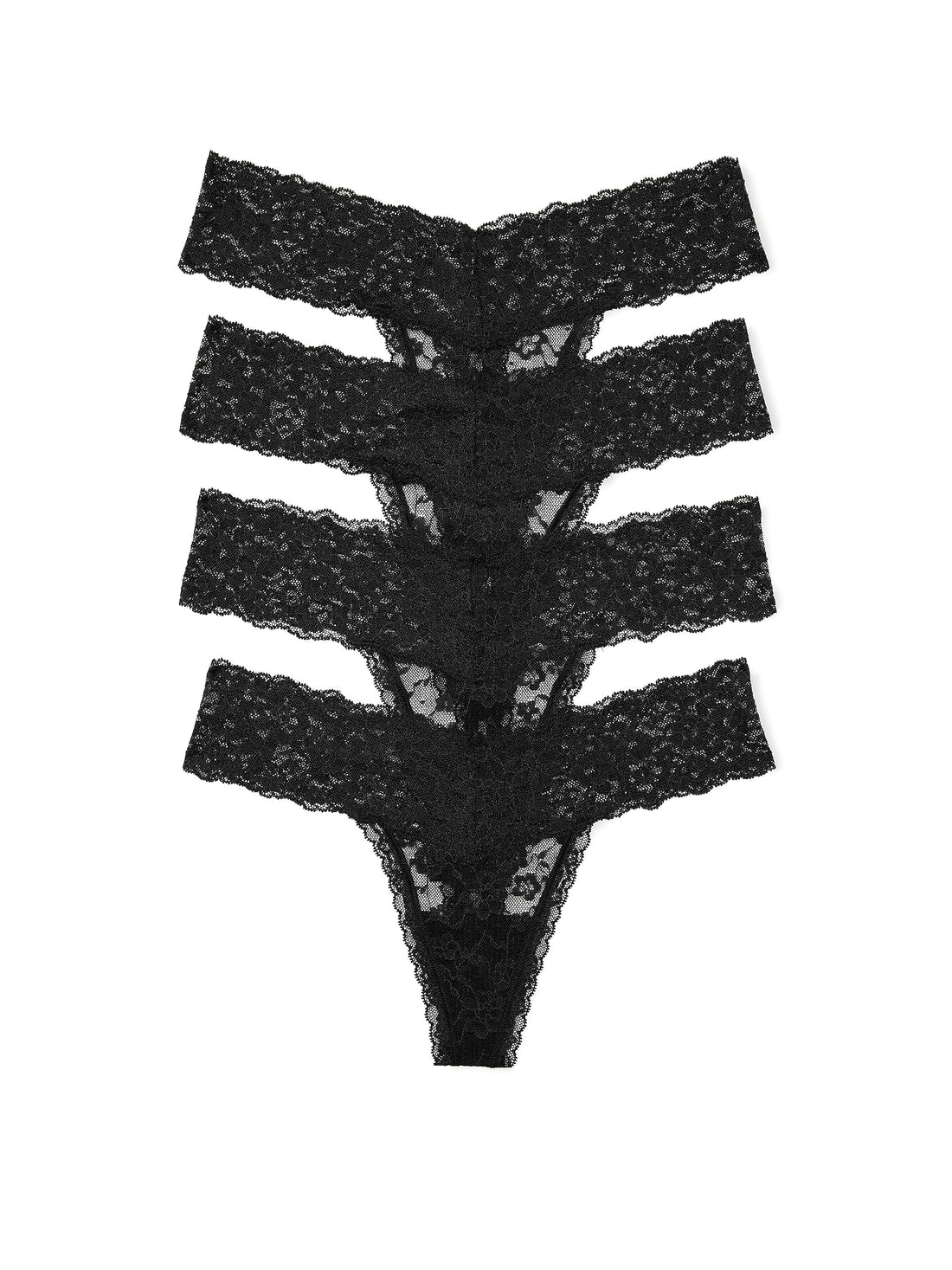 Victoria's Secret Women's Lace Thong Underwear, Panties for Women, Multi Pack (XS-XXL).