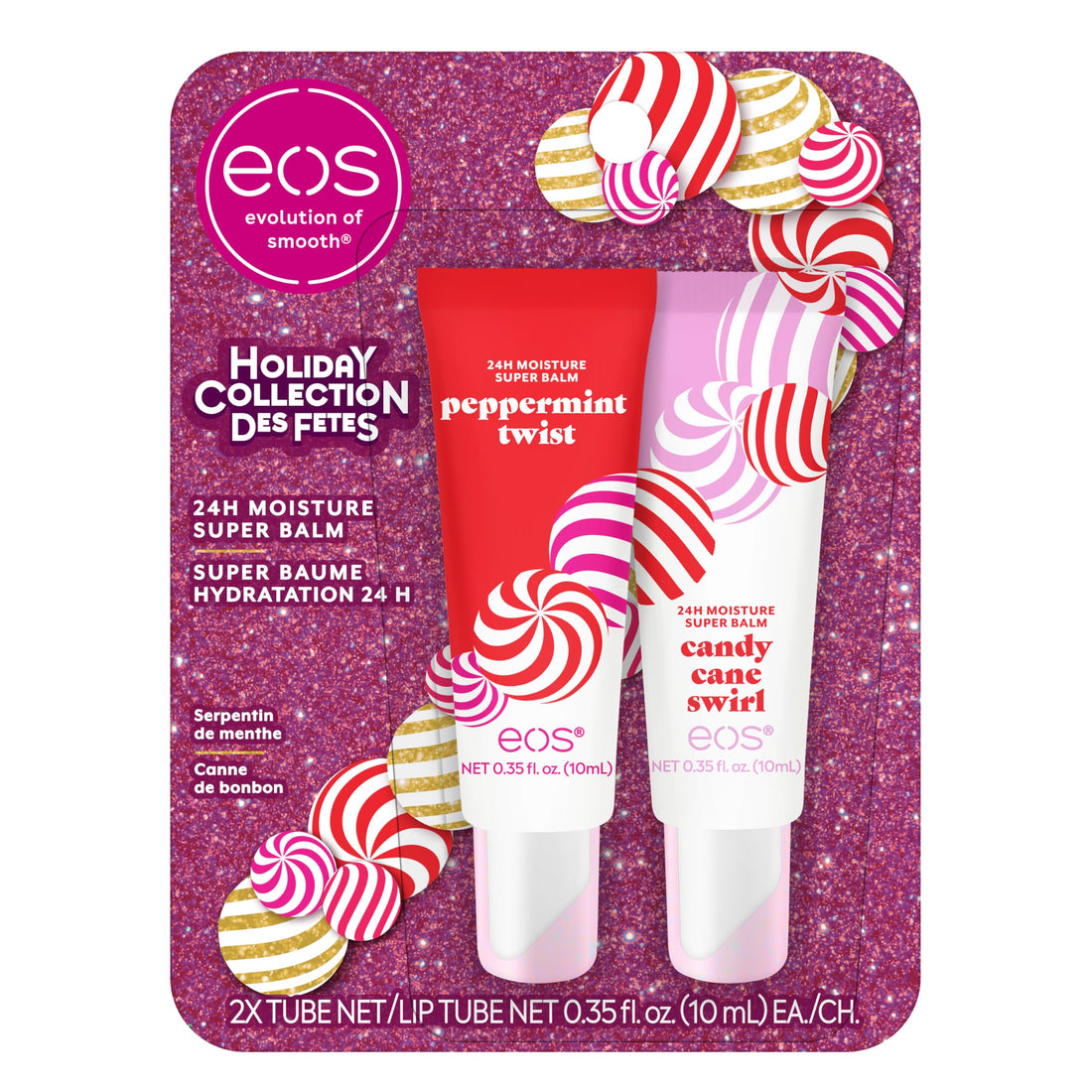 Limited Edition Candy Cane Lip Balm Stocking Stuffer and Gift Idea.