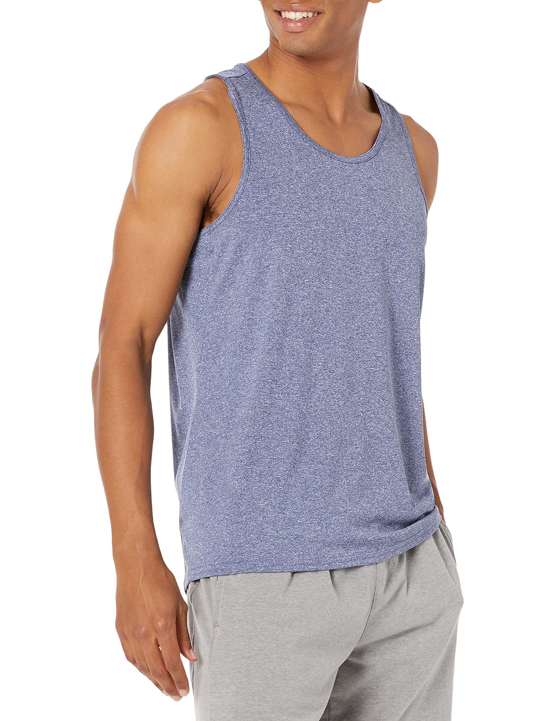 Amazon Essentials Men's Tech Stretch Tank T-Shirt - Discontinued Colors.