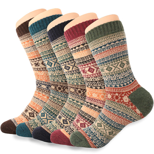 Thick Knit Wool Socks for Women: Warm and Cozy Winter Legends.