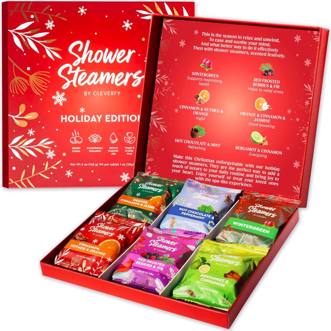 Luxurious Holiday Shower Gift Set: Calming Aromas for Self-Care