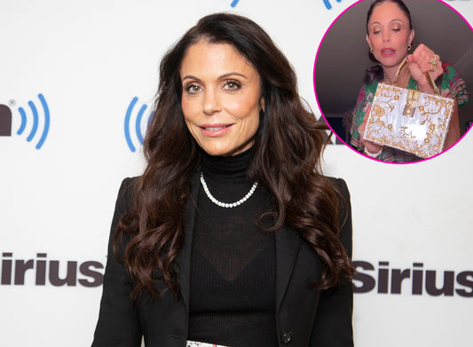 Bethenny Frankel Carries A ⁘Knockoff⁘ Dolce And Gabbana Box Clutch Purse