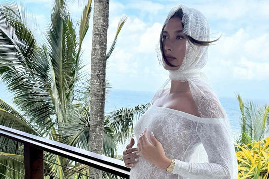 Hailey Bieber's Radiant Bridal Look And Growing Baby Bump