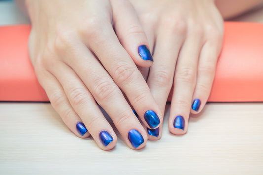 Achieving Mirror-Like Chrome Nail Manicure Finish Through Precision And Patience