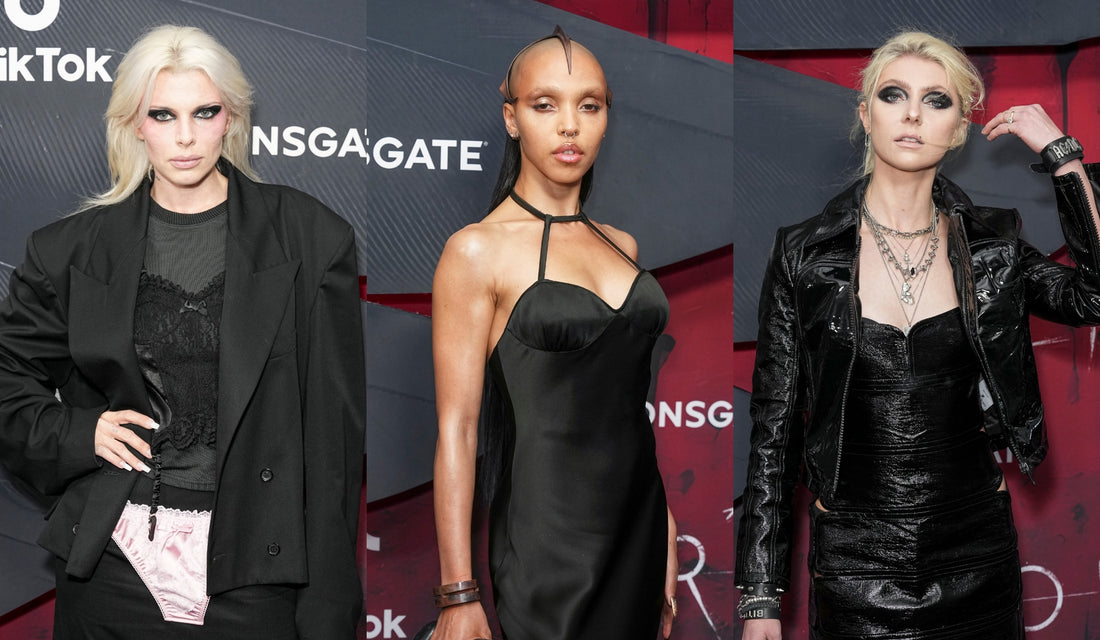 Gothic Glamour: Stars Set Red Carpet Ablaze With Dark Fashion