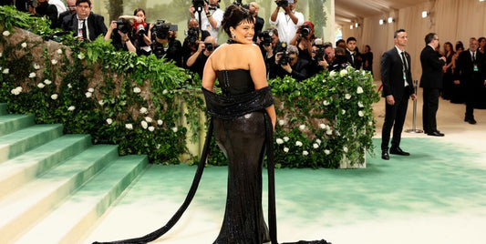 Ashley Graham Hosts The 2024 Met Gala In A Crystal-Adorned Dress