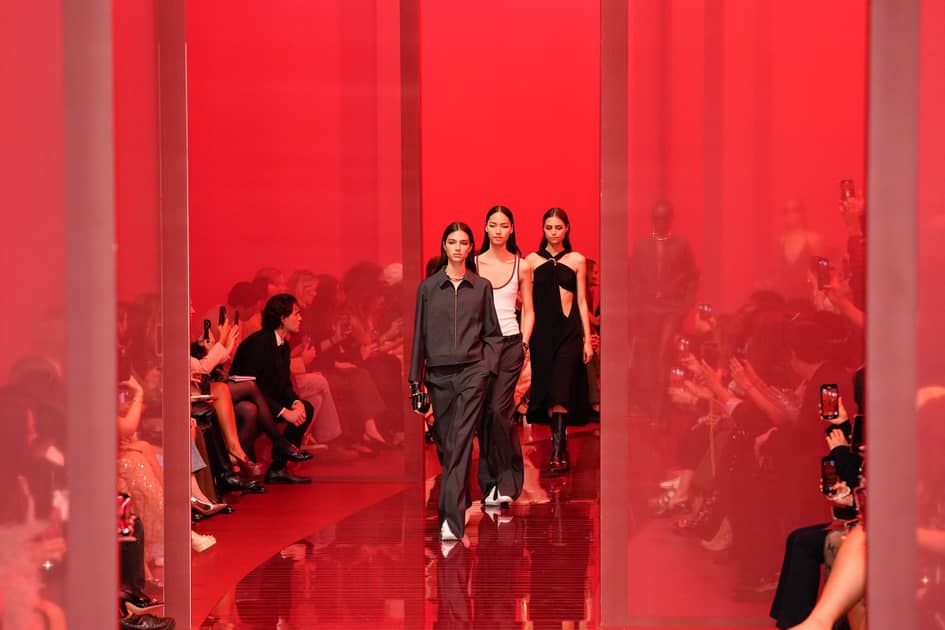 Era-Blending Championships: Bottega Veneta's Dark Aesthetic Steals The Show