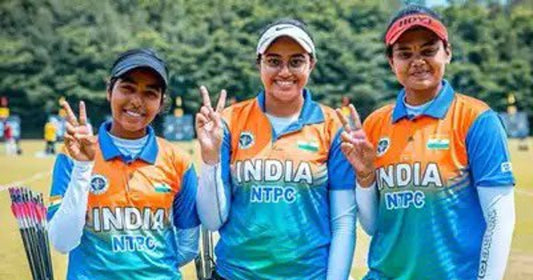 Indian Compound Women's Archery Team Wins Hat-Trick Of World Cup Golds