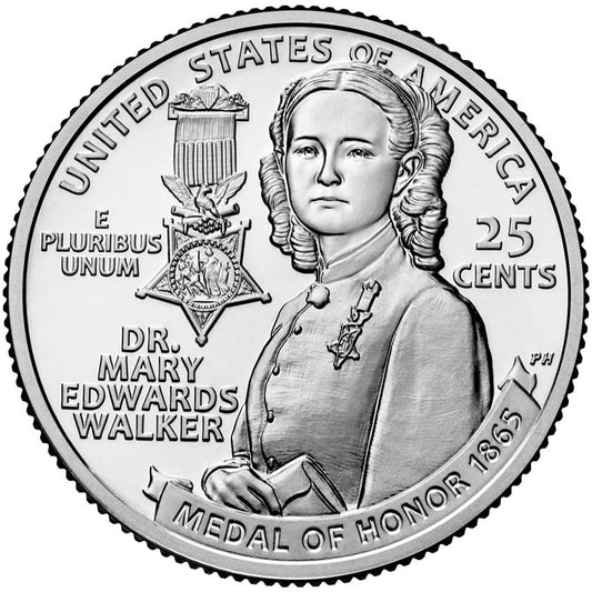 US Mint Releases 2024 American Women Quarters Honoring Dr. Walker