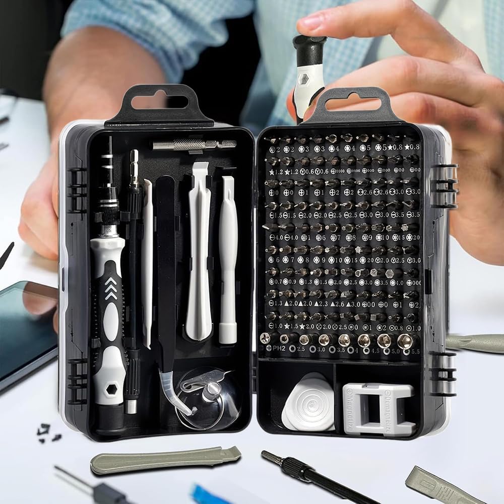 115-in-1 Precision Screwdriver Set, Tool Gifts for Men, Mini Repair To ...